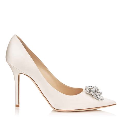 Ivory Satin Pumps: The Epitome of Bridal Elegance