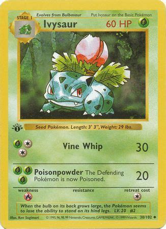 Ivysaur 30/102: The Ultimate Guide to Evolution and Combat