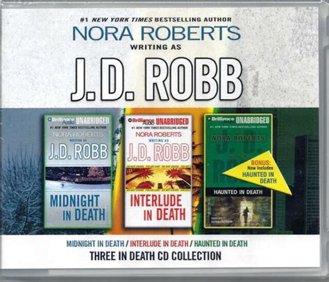 J D Robb 3-in-1 Novellas Collection Midnight in Death Interlude in Death Haunted in Death In Death Series Doc