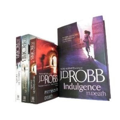 J D Robb 4 Book Series Collection Gift Set Indulgence in Death hardcover Fantasy in Death Kindred in Death Promises in Death Doc