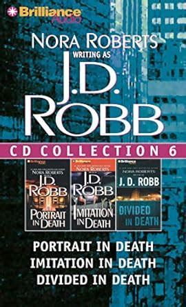 J D Robb CD Collection 6 Portrait in Death Imitation in Death Divided in Death In Death Series Doc