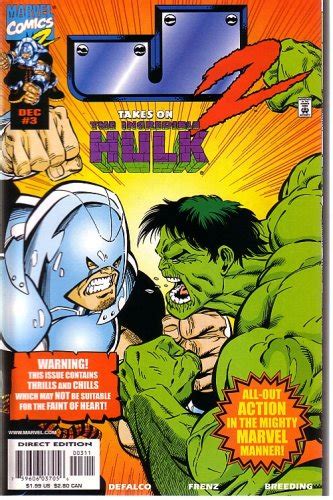 J2 Takes on the Incredible Hulk Vol 1 3 Comic Book Doc