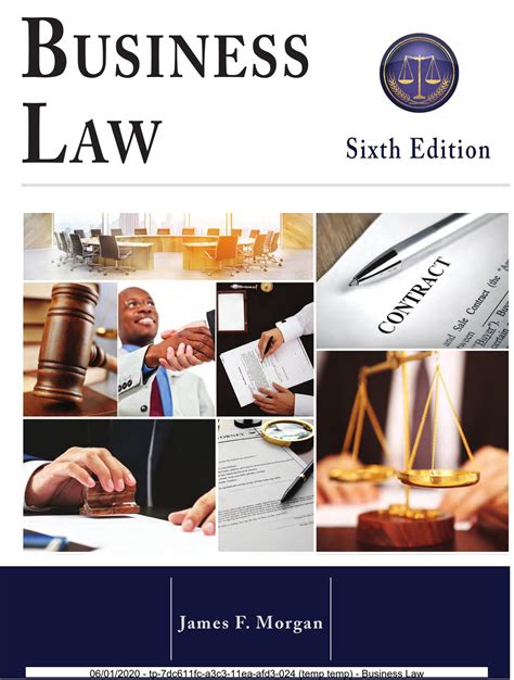 JAMES MORGAN BUSINESS LAW ANSWERS Ebook Doc