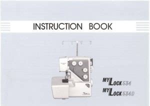 JANOME MYLOCK 534D MANUAL Ebook Epub