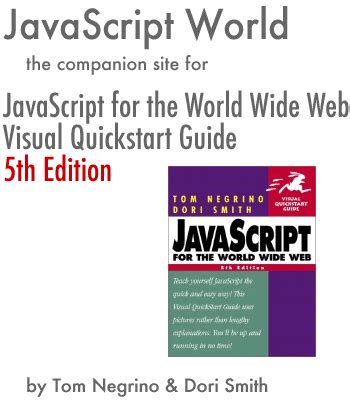 JAVASCRIPT For the World Wide Web PDF