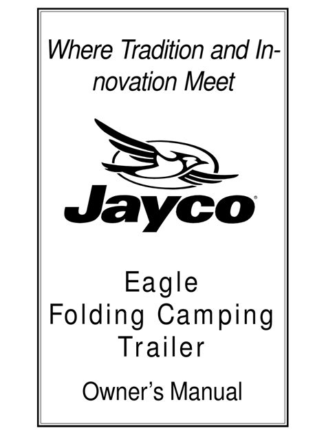 JAYCO EAGLE MANUAL Ebook PDF