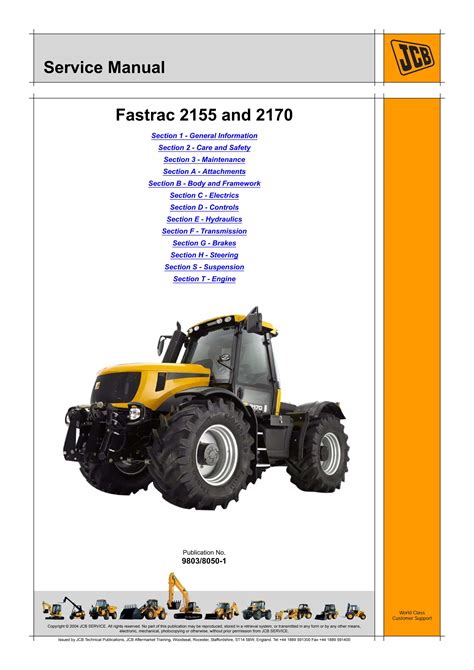 JCB SERVICE MANUAL FASTRAC Ebook PDF