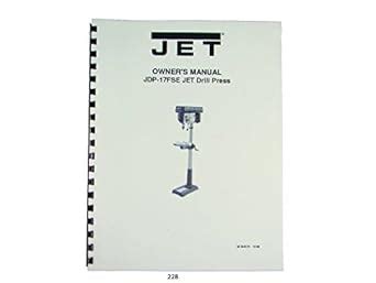 JET DRILL PRESS OWNERS MANUAL Ebook Epub