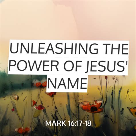 JMJ: Unlocking the Power of Jesus' Name