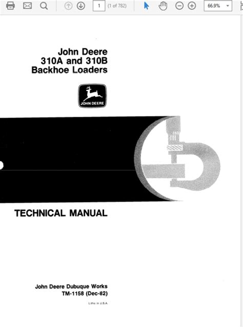 JOHN DEERE 310A BACKHOE SERVICE MANUAL Ebook Epub