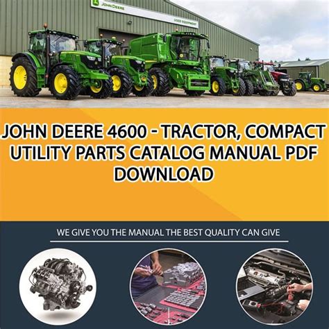 JOHN DEERE 4600 PARTS MANUAL Ebook Kindle Editon