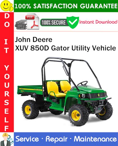 JOHN DEERE GATOR 850D SERVICE MANUAL Ebook Doc