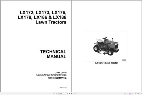 JOHN DEERE LX188 OWNERS MANUAL Ebook Kindle Editon