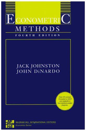 JOHNSTON DINARDO ECONOMETRIC METHODS SOLUTIONS Ebook Reader