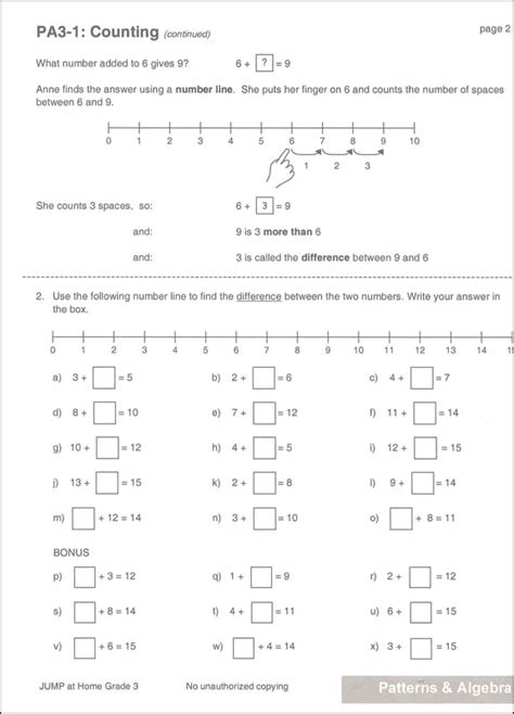 JUMP at Home Grade 3: Worksheets for the JUMP Math Program PDF