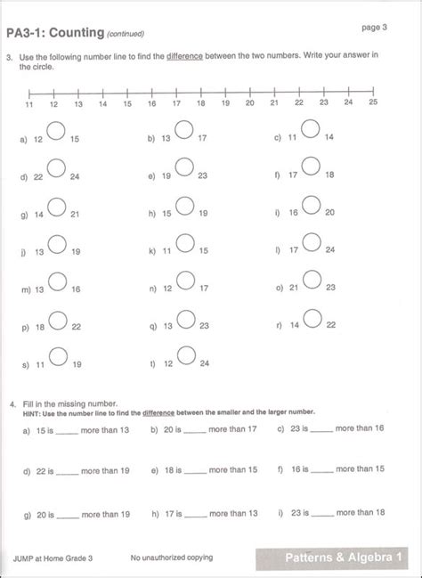 JUMP at Home Grade 3: Worksheets for the JUMP Math Program PDF