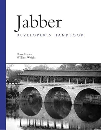 Jabber Developer s Handbook Reader