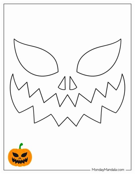 Jack O Lantern Template Free