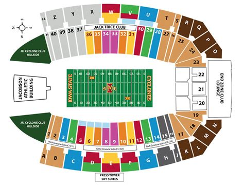 Jack Trice Stadium Seating Chart