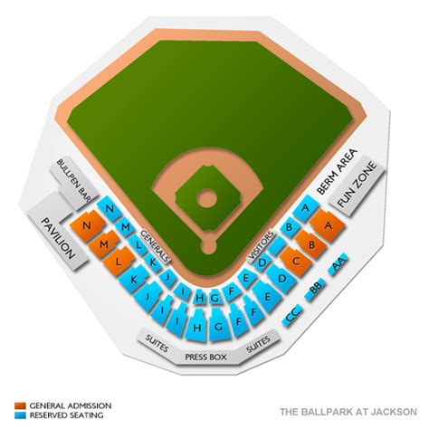 Jackson Field Seating Chart