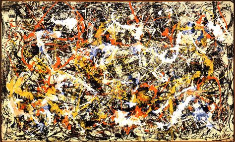 Jackson Pollock's Convergence: A Visual Symphony of Abstract Expressionism