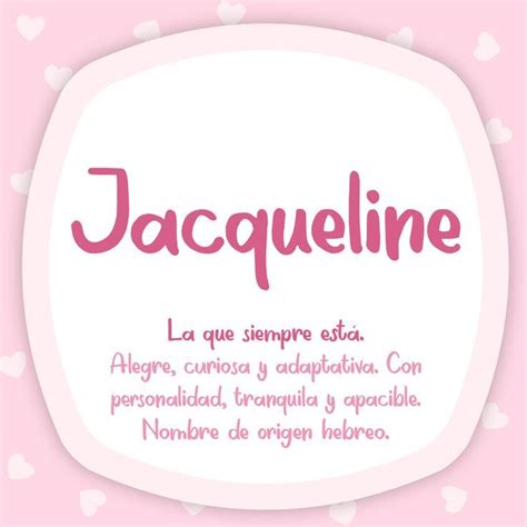 Jacqueline: A Radiante e Nobre Alma