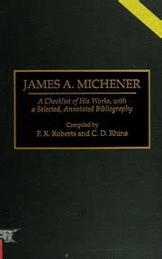 James A. Michener A Checklist of His Works Kindle Editon