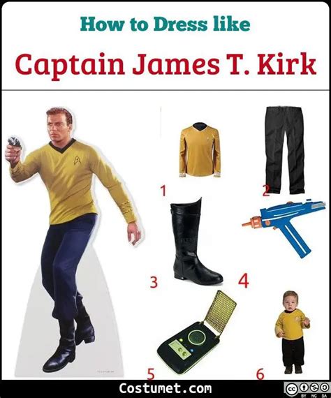 James T. Kirk Costume: A Starfleet Icon