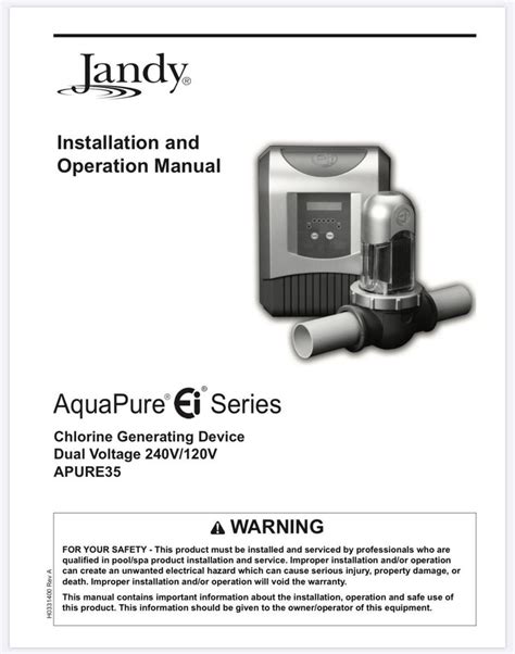 Jandy Aquapure 1400 Manual Pdf Ebook Epub