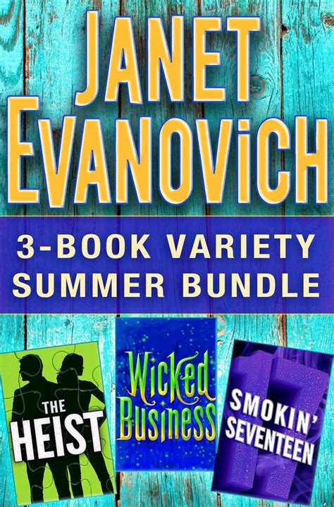 Janet Evanovich 3-Book Variety Summer Bundle The Heist Wicked Business Smokin Seventeen Doc