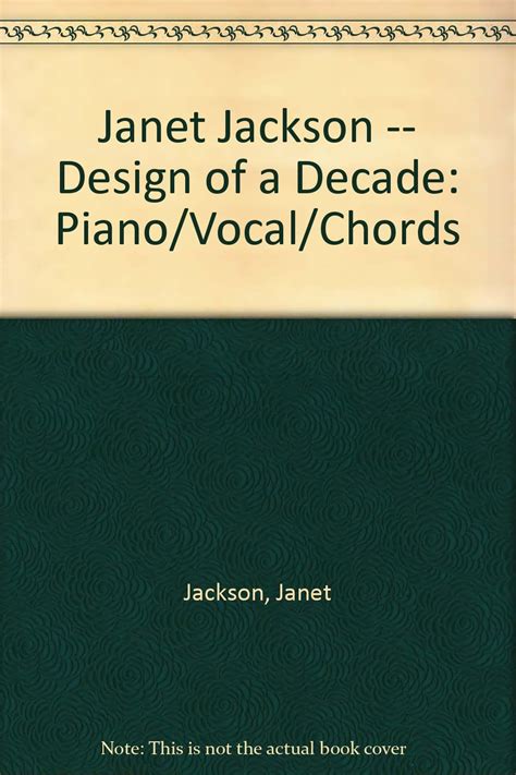 Janet Jackson Design of a Decade Piano Vocal Chords Doc