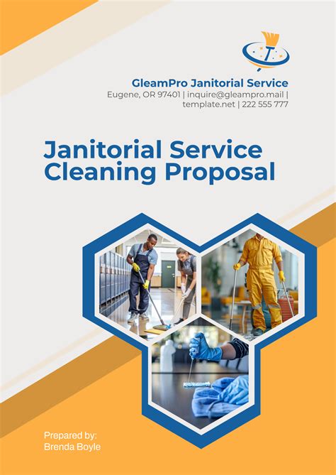 Janitorial Proposal Template