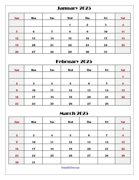 January - March: