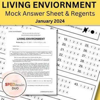 January 2009 Living Environment Regents Answer Key Kindle Editon