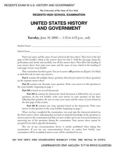 January 2013 Us History Regents Answers PDF