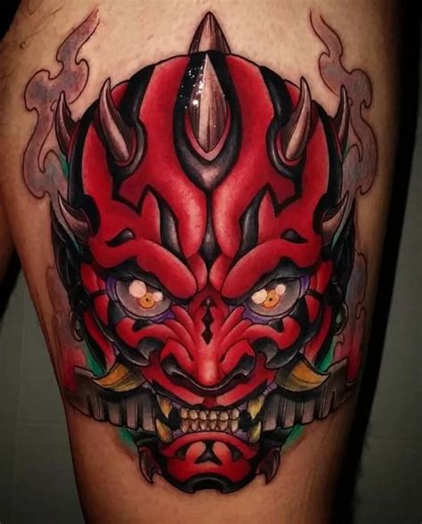 Japan Demon Mask Tattoos: Unveiling the Intricate Symbolism of Oni in Japanese Art