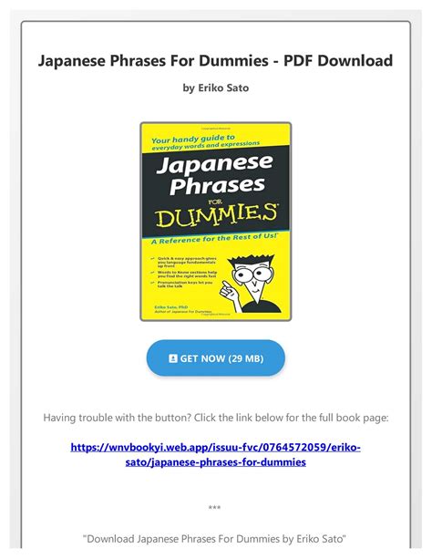 Japanese Phrases For Dummies Doc