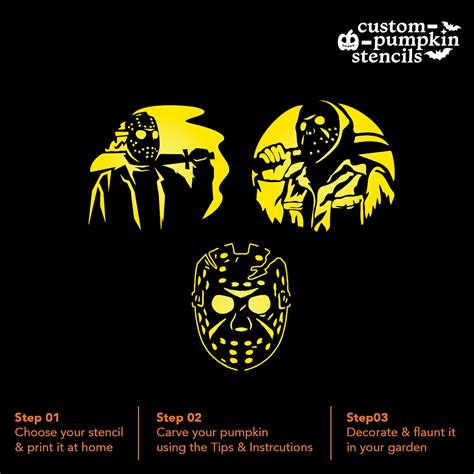 Jason Pumpkin Carving Templates