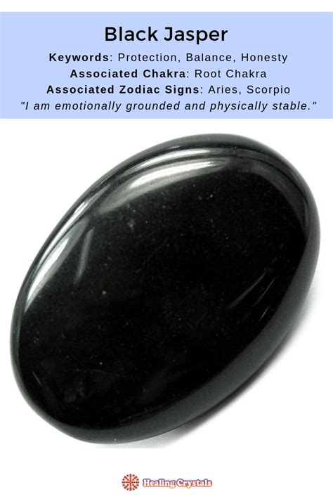 Jasper Black Stone: A Stone of Protection, Grounding, and Healing