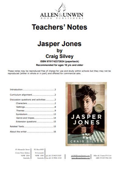 Jasper Jones Teacher Notes Ebook Doc
