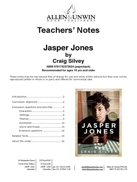 Jasper Jones Teacher Notes Ebook Doc