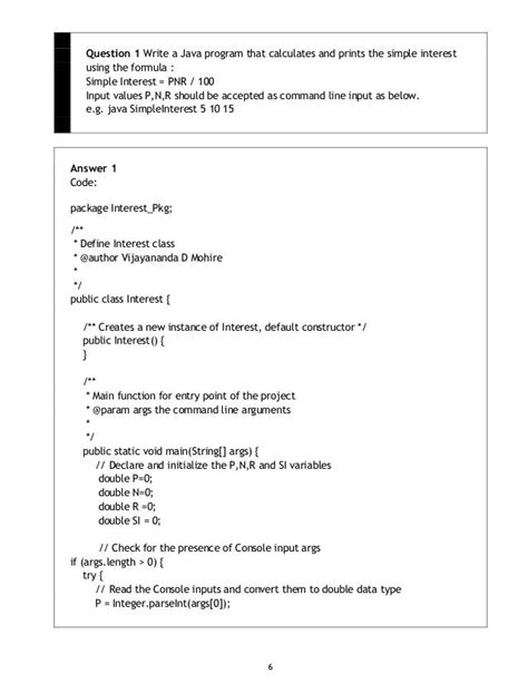 Java Programming Assignments With Solutions Doc