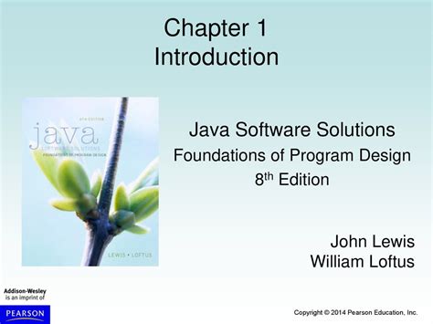 Java Software Solutions Foundations Of Program Design PDF