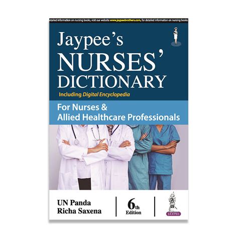 Jaypees Nurses Dictionary For Nurses and Allied Healthcare Professionals 4th Edition Doc