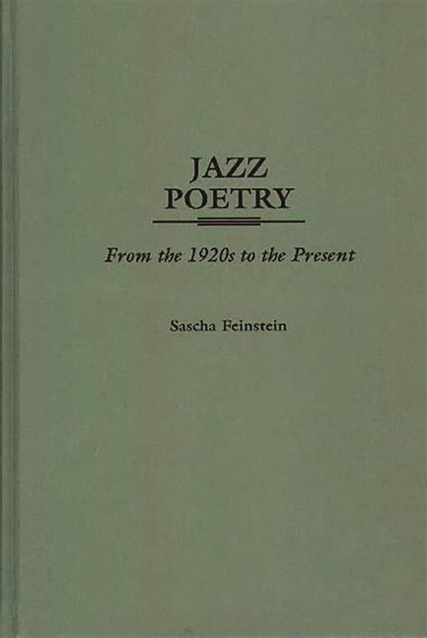 Jazz Poetry From the 1920s to the Present Doc