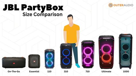 Jbl Speaker Size Chart