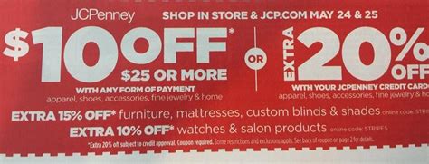 Jcpenney $10 Off Coupon Printable