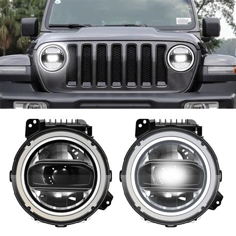 Jeep Wrangler LED Headlights: 10,000 Lumens of Illumination