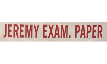 Jeremy Exam Papers: The Ultimate Guide