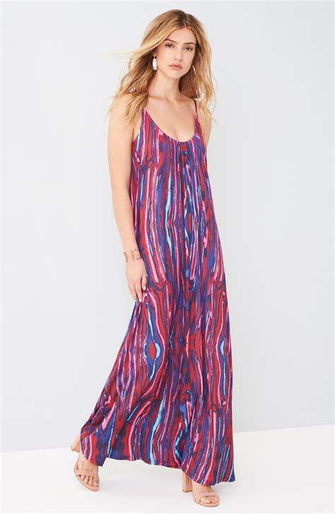 Jersey A-Line Maxi Dress: